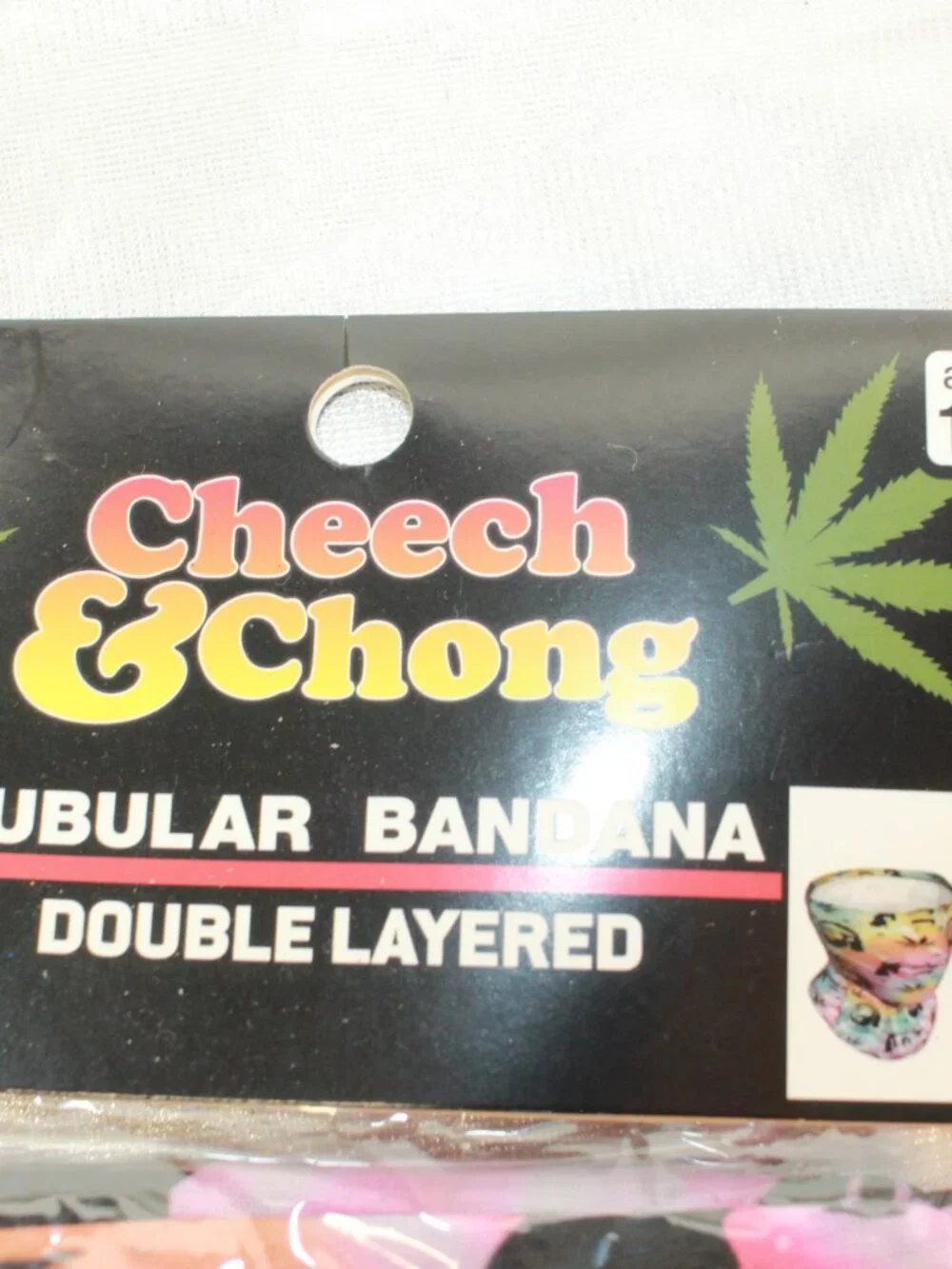 Cheech & Chong Double Layered Polyester Tubular Bandana - 2020 New